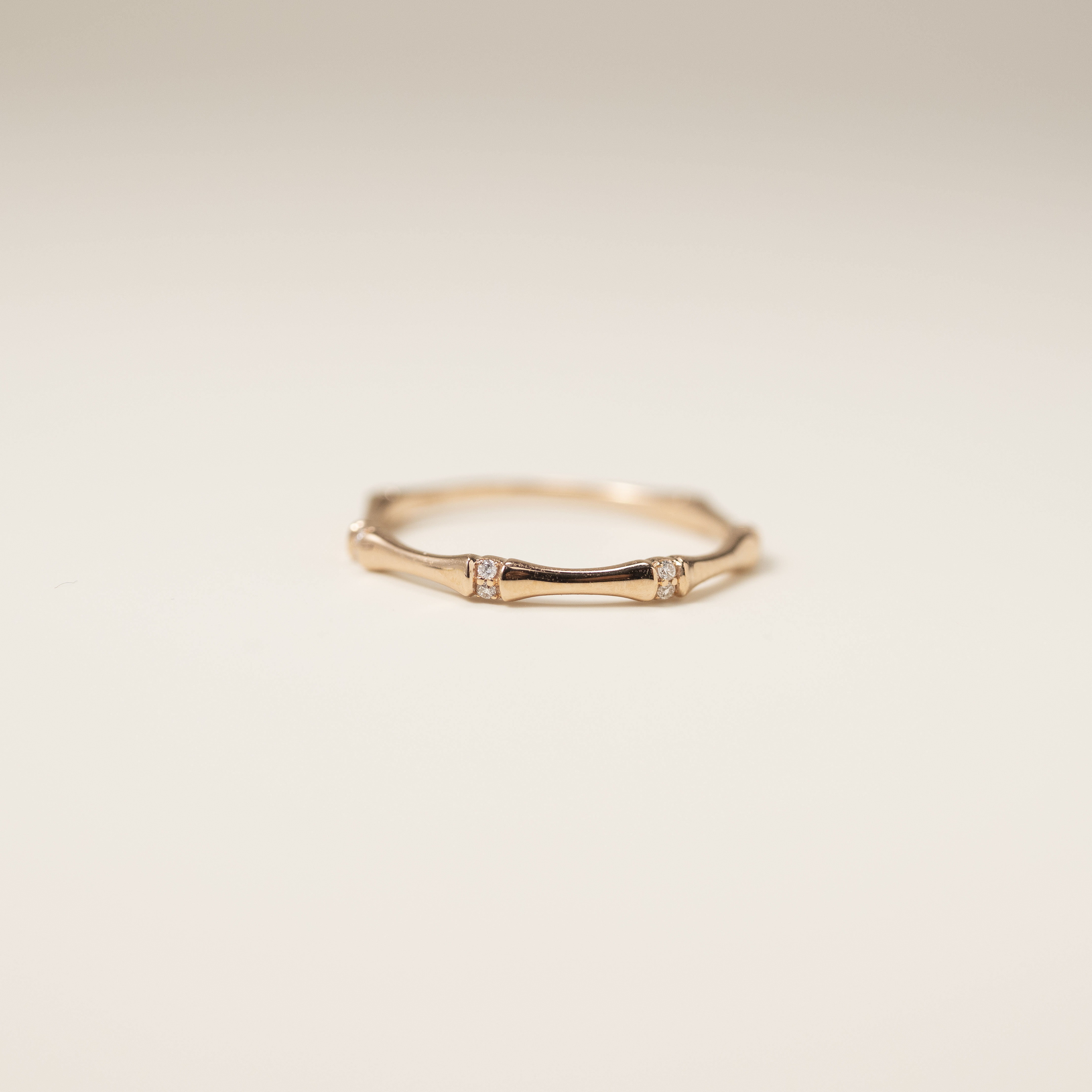 18K Twig Diamond Ring