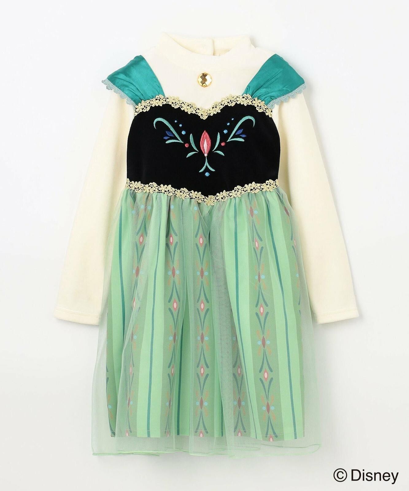 日單 Frozen絲絨披肩公主裙