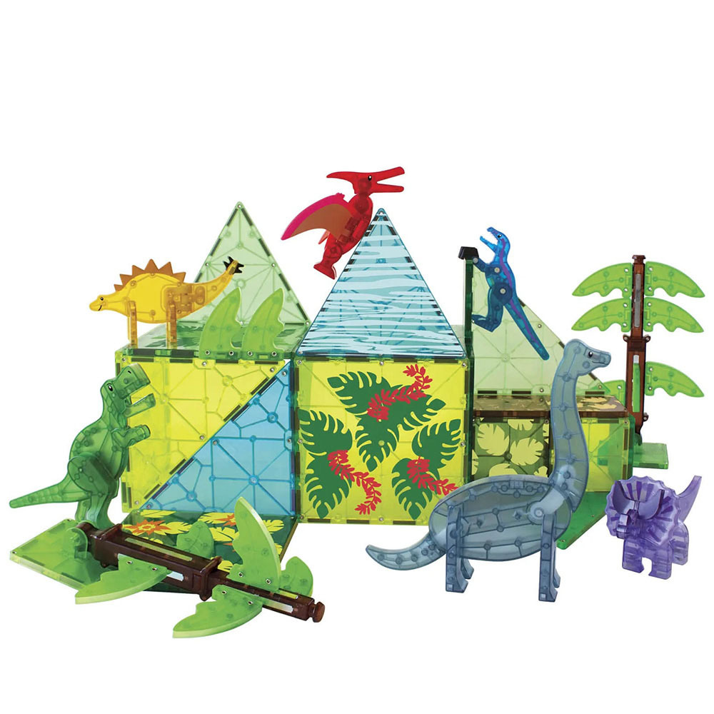 Magna-Tiles®磁力積木-恐龍世界 XL 50片
