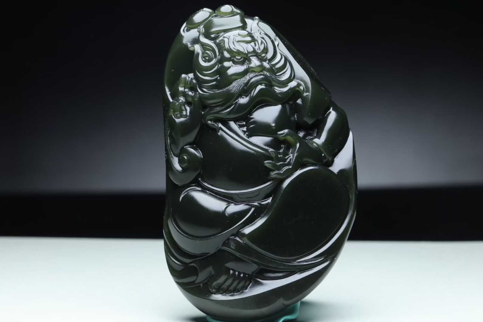 923735 和田玉籽料鐘馗