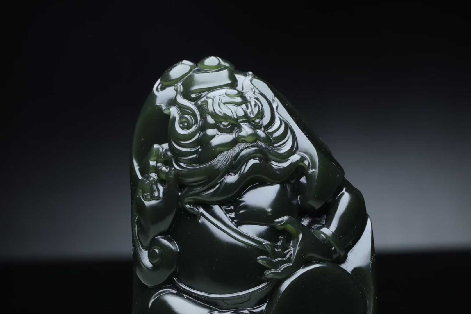 923735 和田玉籽料鐘馗