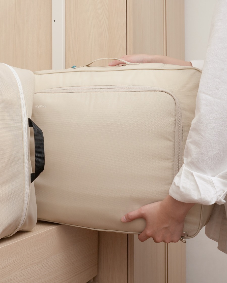 【Joey x 現貨包包 0326】[JF04] Branden 壓縮收納袋第二代 [XXL，淺米色]