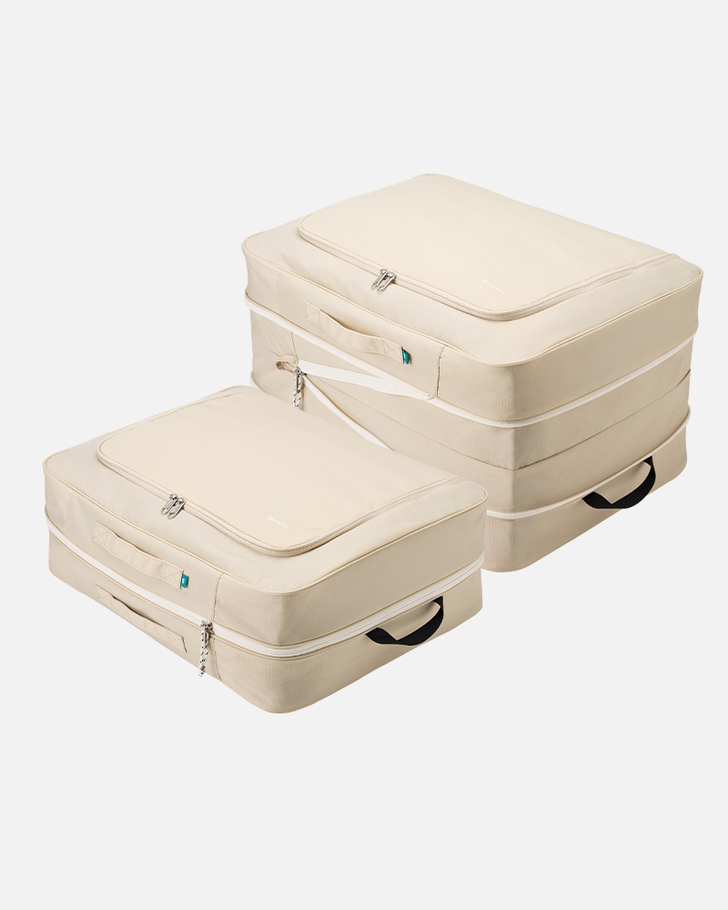 【Joey x 現貨包包 0326】[JF04] Branden 壓縮收納袋第二代 [XXL，淺米色]