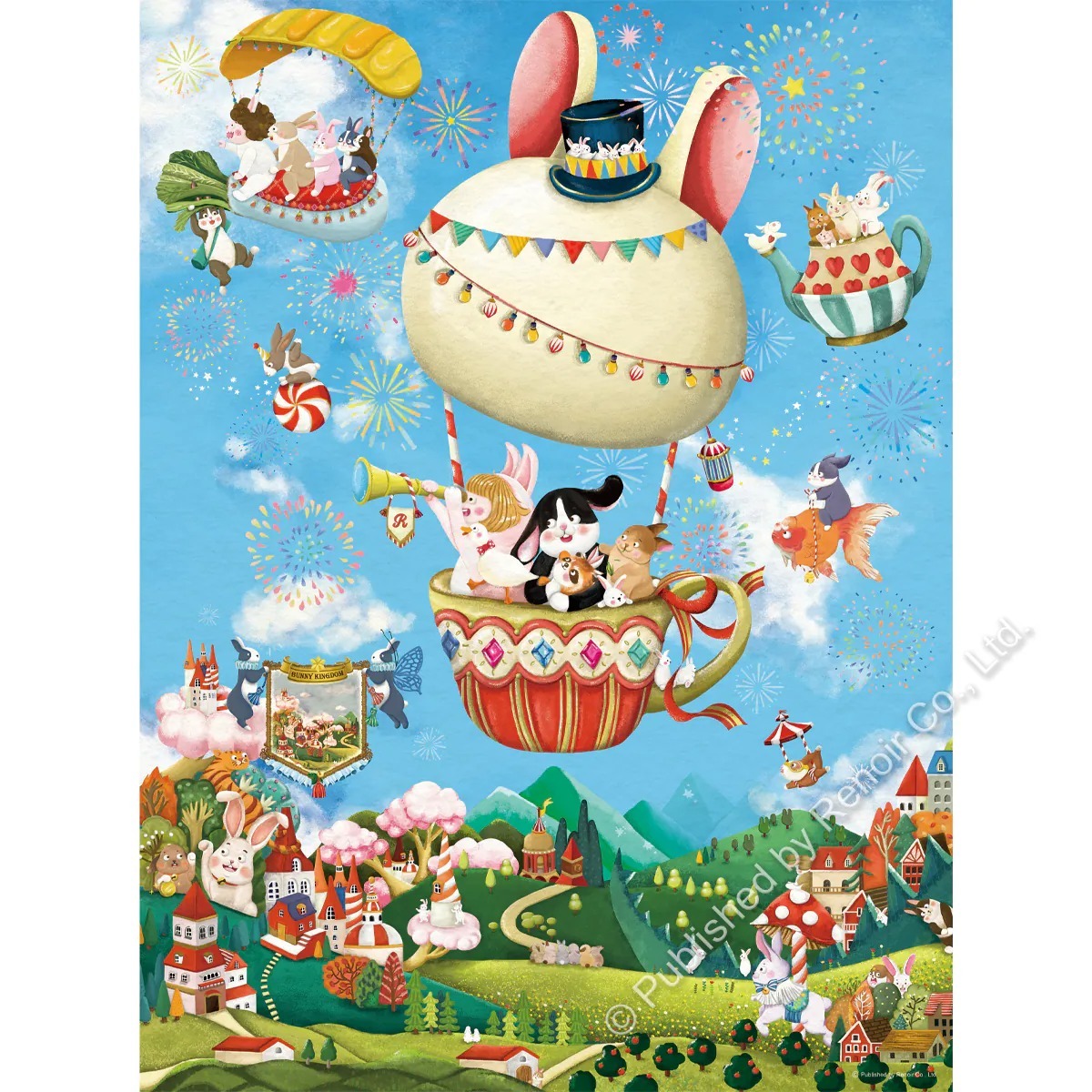 【雷諾瓦拼圖】兔兔心旅程/呂芊