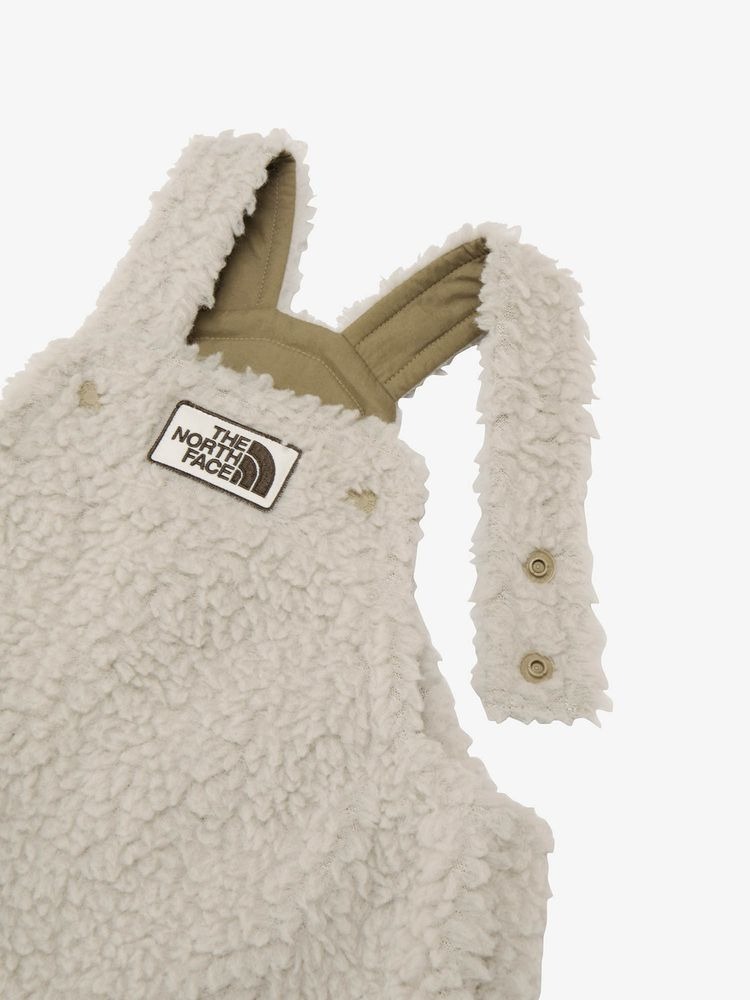 預購┃日本 THE NORTH FACE Baby Cuddle Fleece Overalls  嬰兒款 毛毛 吊帶褲