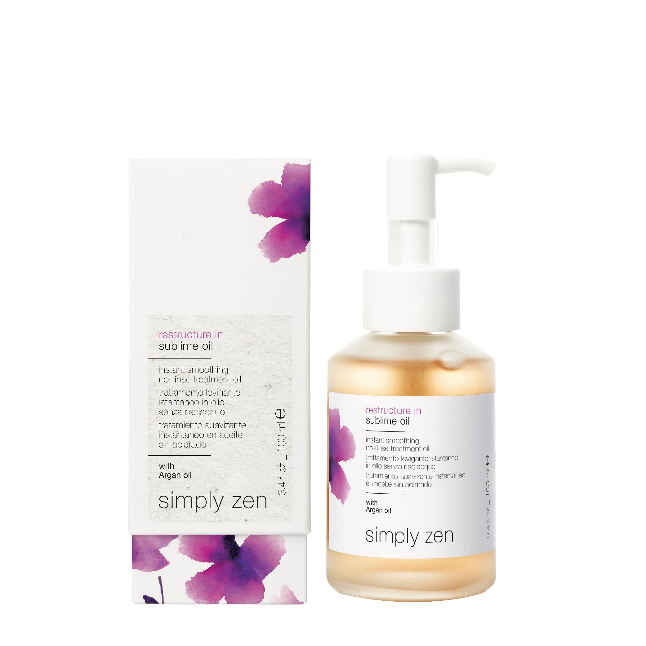 simply zen 重建滋養髮油 100ml