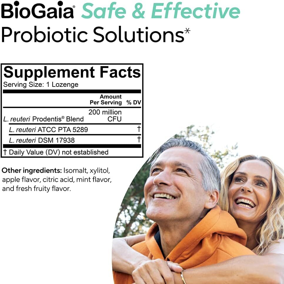 代購 BioGaia, Prodentis®, Oral Health Probiotic, 30 Lozenges