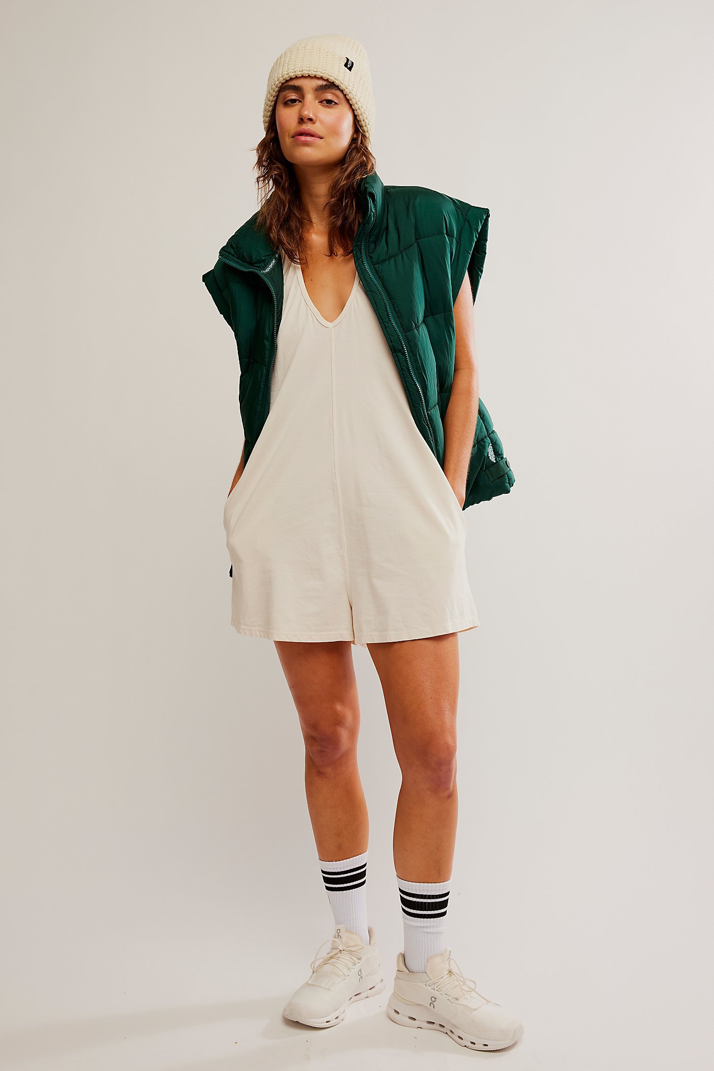 Hot Shot Halter Romper