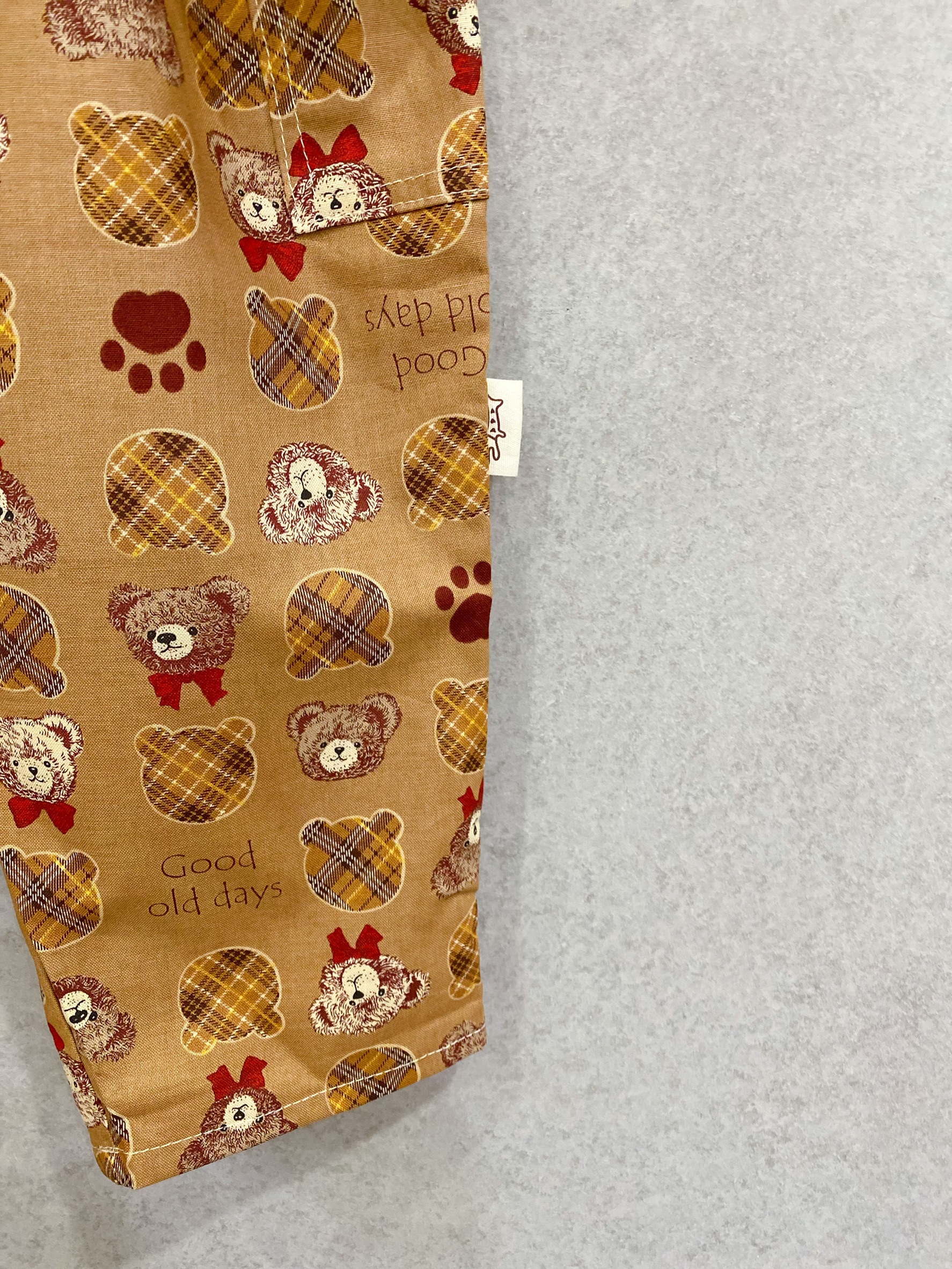 棕格泰迪 背心套裝（110）