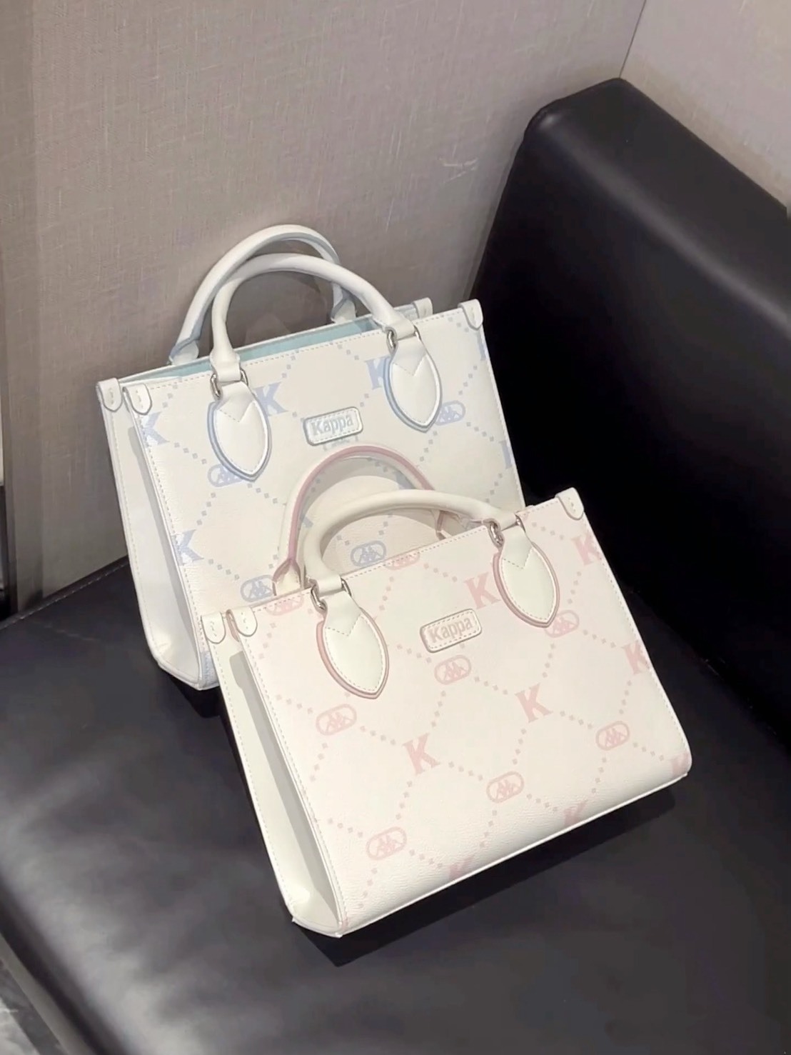 KAPPA 乖巧復古手提包 百搭學院風 托特包