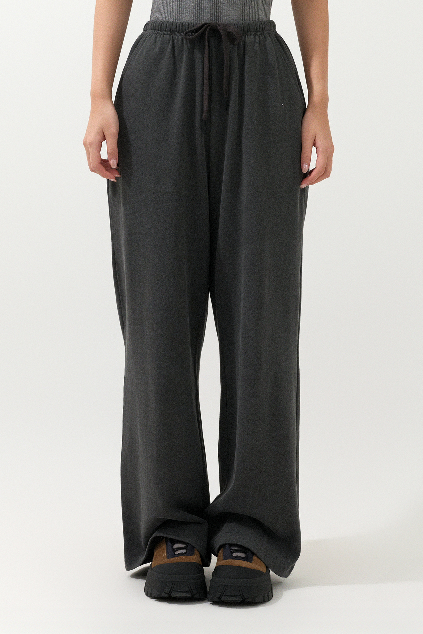 洗水棉衛衣休閒闊褲  (現貨款式）