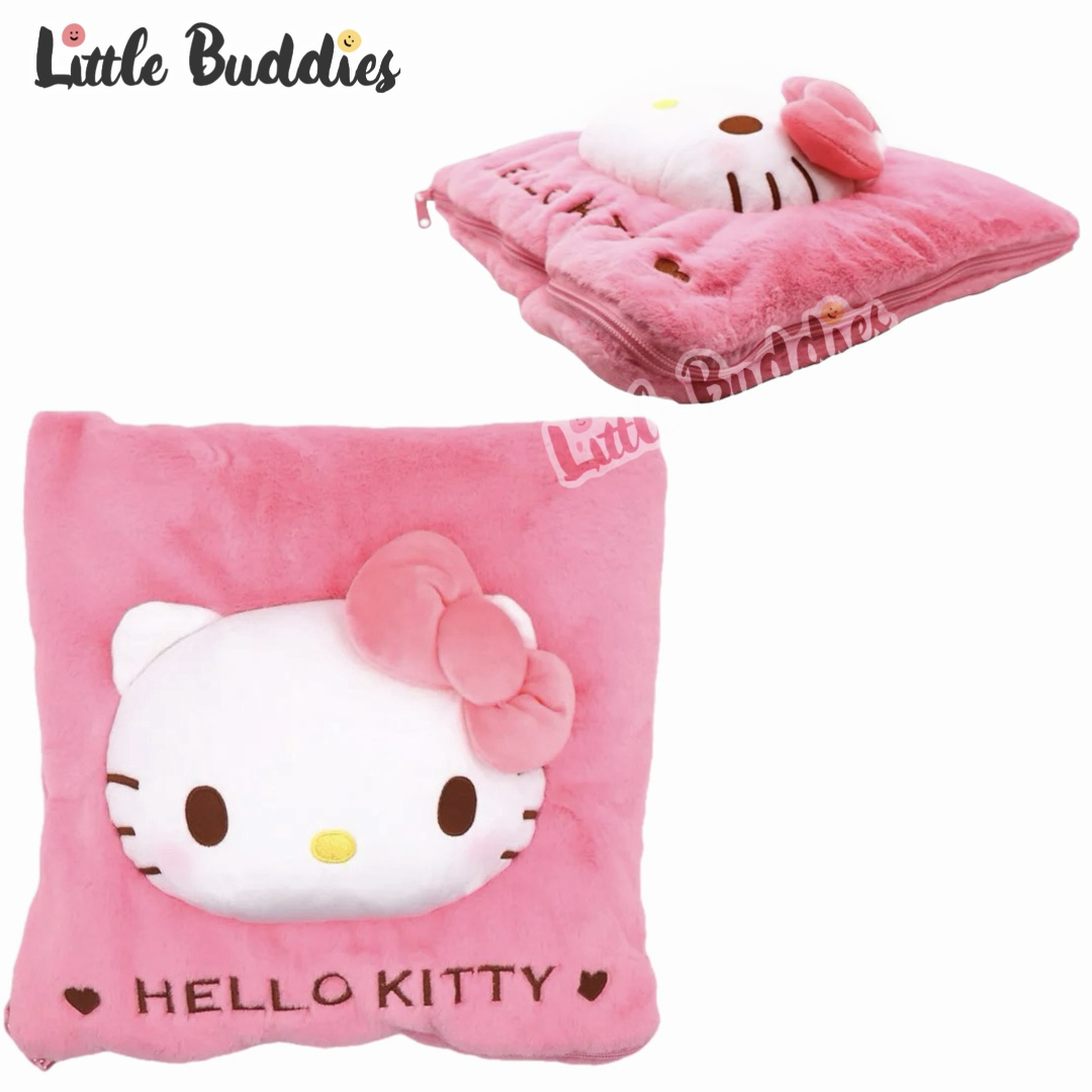 Sanrio 立體頭兩用墊毯