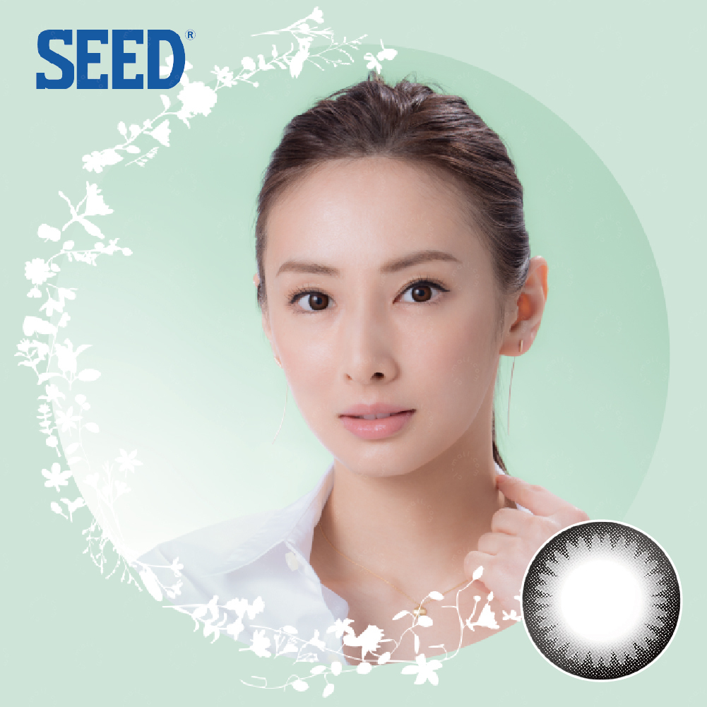 實瞳SEED 可芙蕾彩色日拋 黑色10片裝