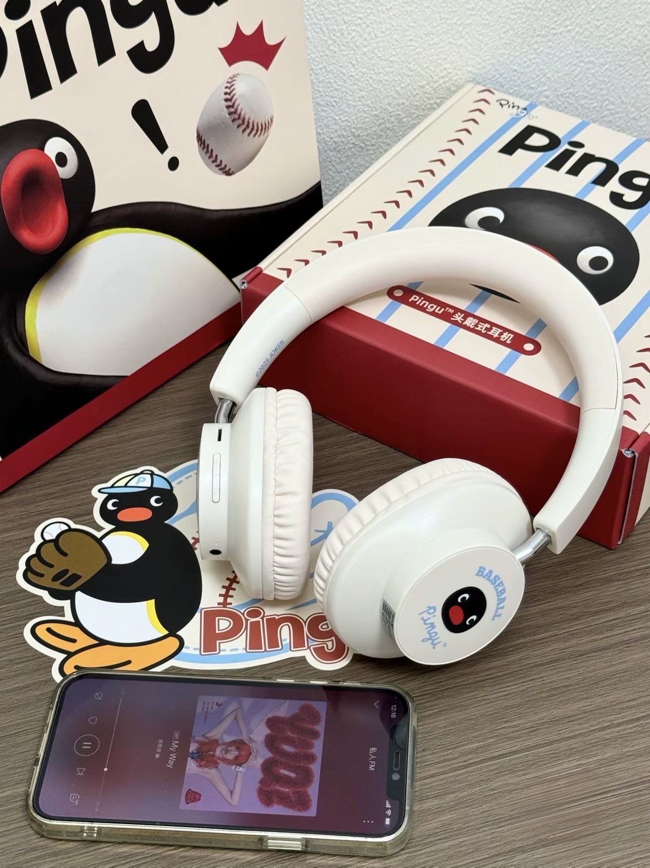 KTQ STORE ‧ Pingu x TOP TOY 企鵝家族 IP聯名 無線藍芽 頭戴式耳機