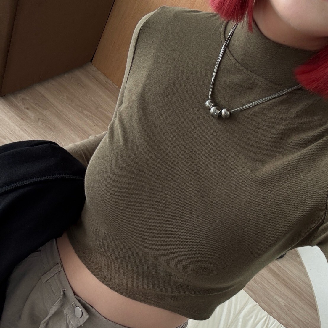 深秋續場 立領短打底