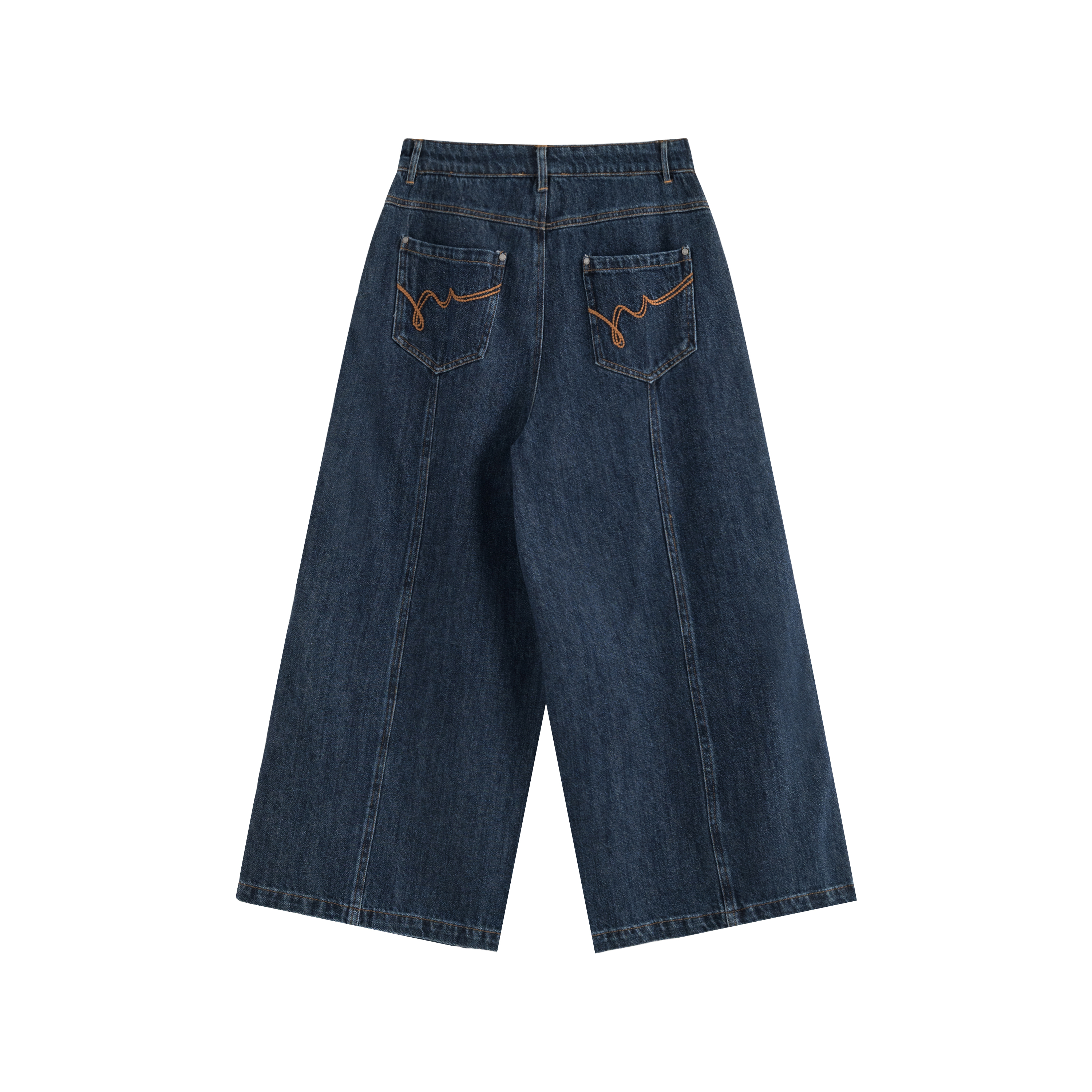 mi-tu 闊腿牛仔褲