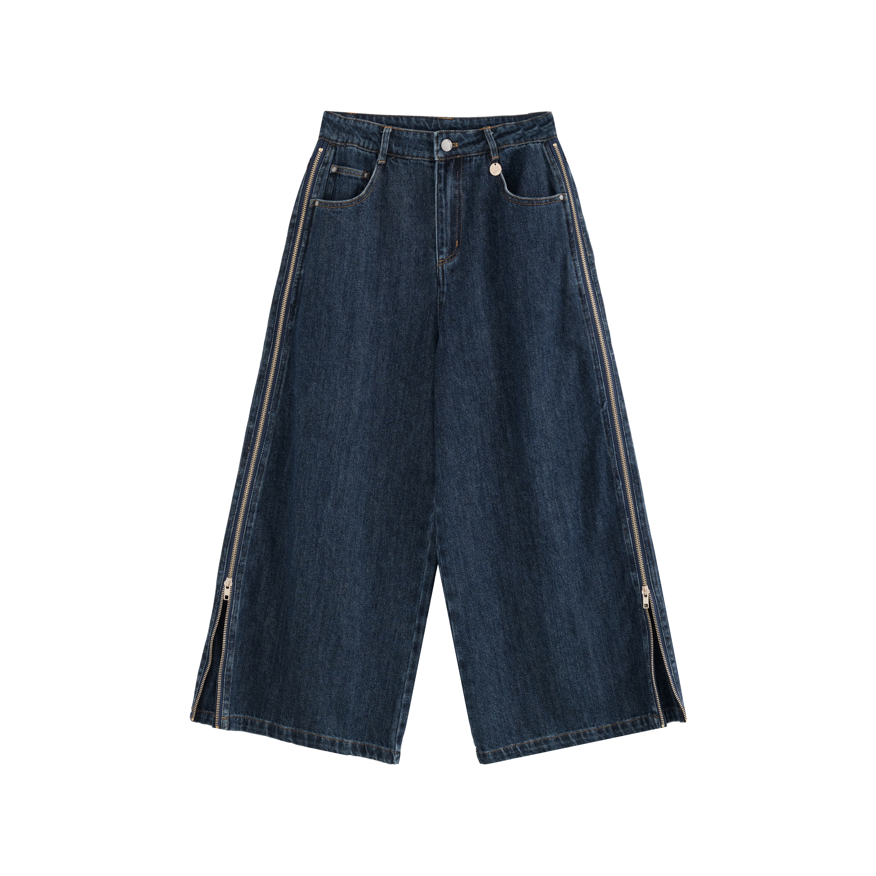 mi-tu 闊腿牛仔褲