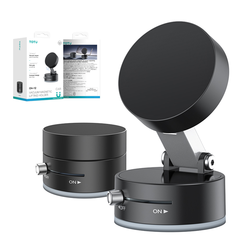 TOTU 拓途 真空吸盤磁吸手機支架 伸縮折疊旋轉 免充電/車用導航/MagSafe適用 MagStand系列