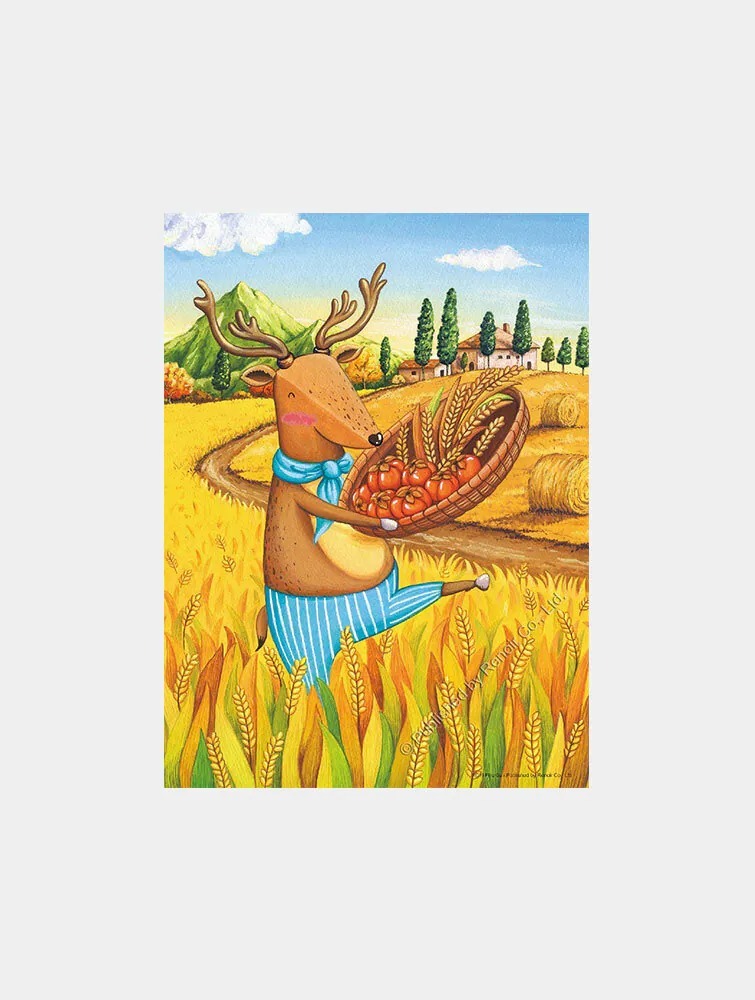 【雷諾瓦拼圖】歡慶豐收_秋分+幸福團圓_冬至/古依平