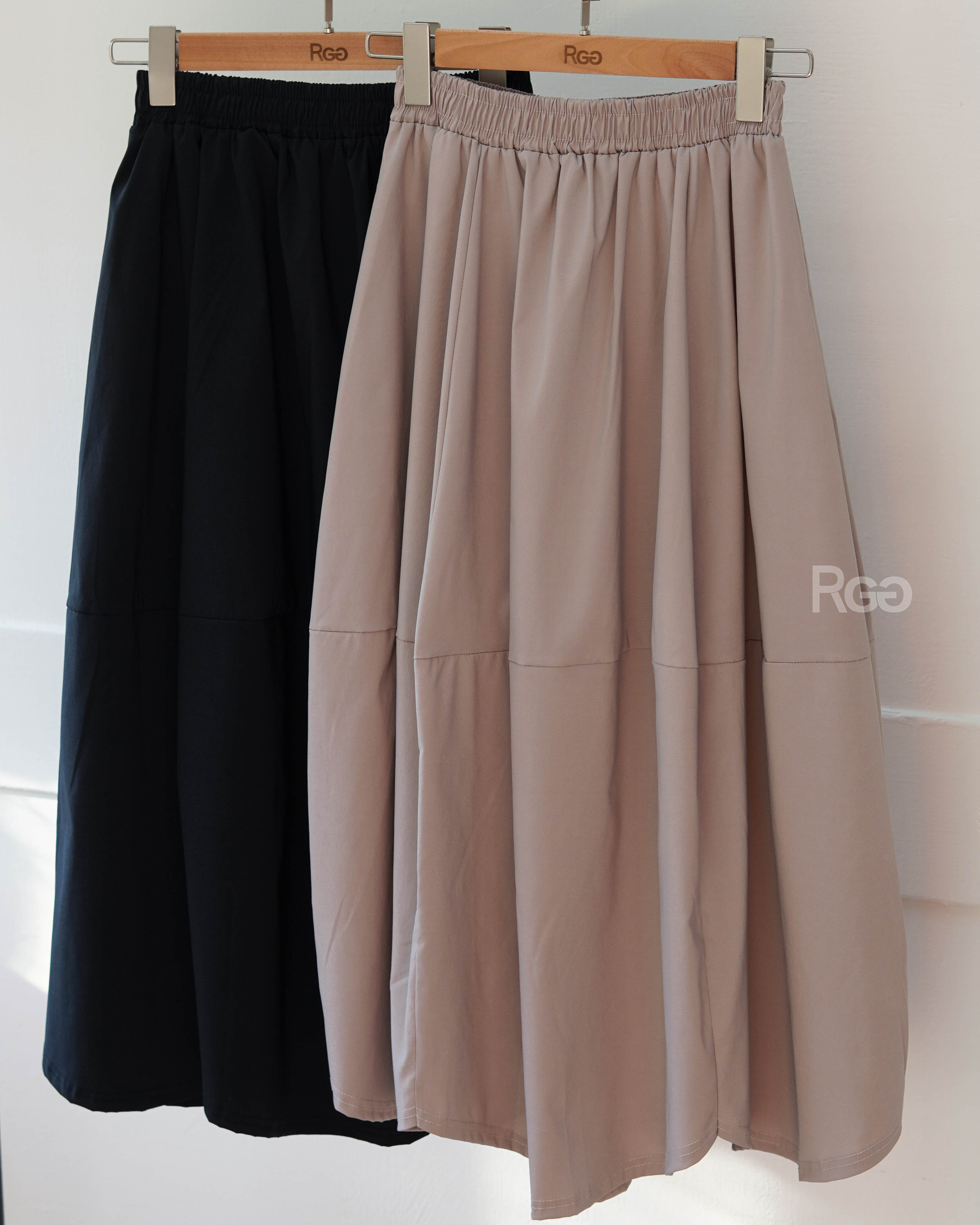 3M機能防潑水 花苞長裙