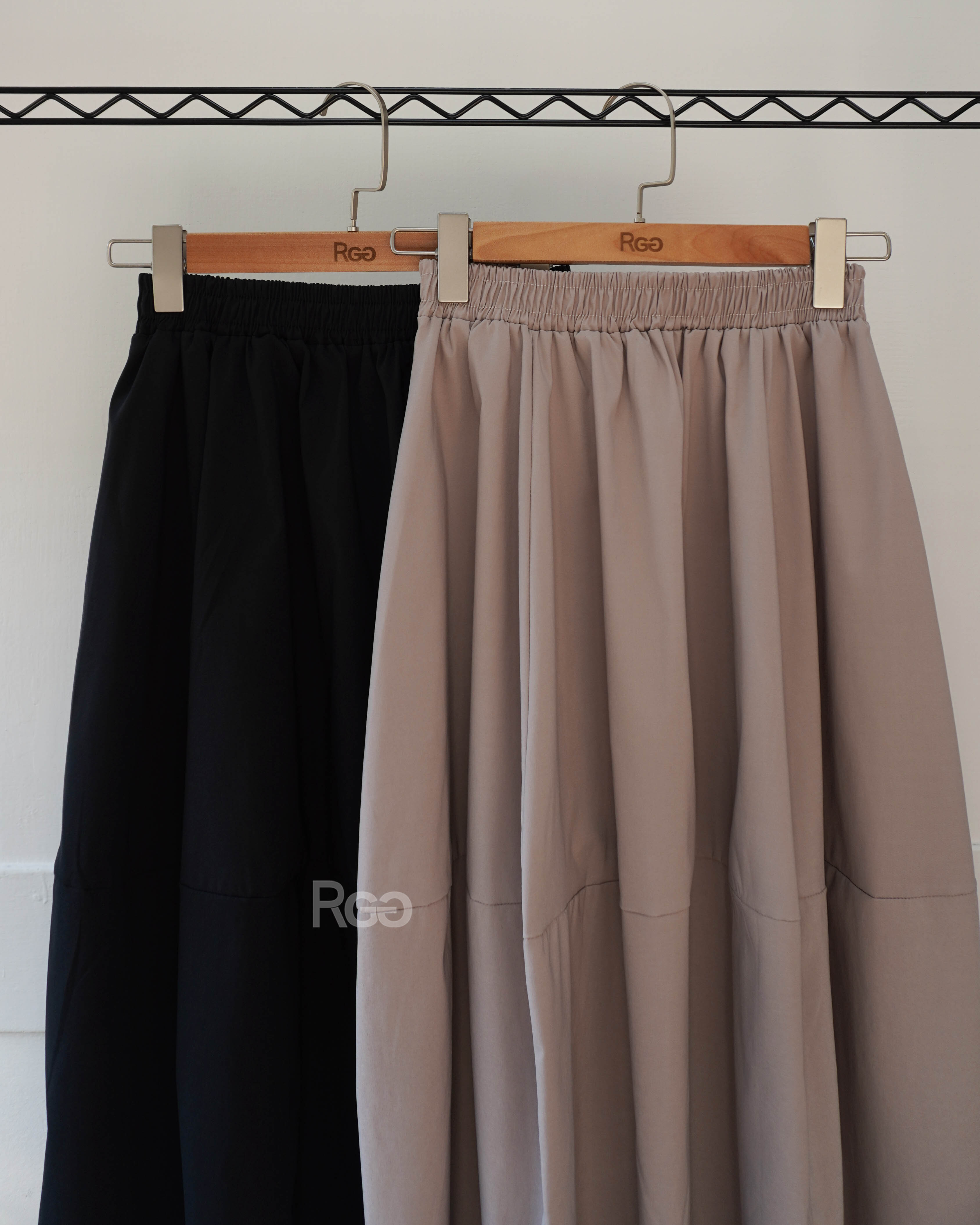 #25109 3M機能防潑水 花苞長裙 室內平拍