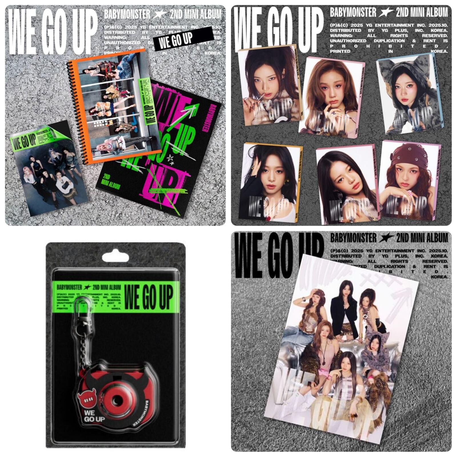 BABYMONSTER WE GO UP アサ直筆サイン　CD BABYMONSTER WE GO UP アサ直筆サインCD