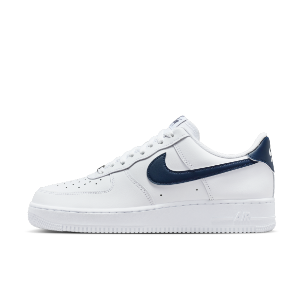 Nike Air Force 1'07 AF1 深藍勾 白鞋 FJ4146-119