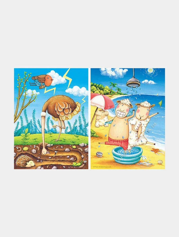 【雷諾瓦拼圖】春雷初動_驚蟄+夏豔熱浪_大暑/古依平