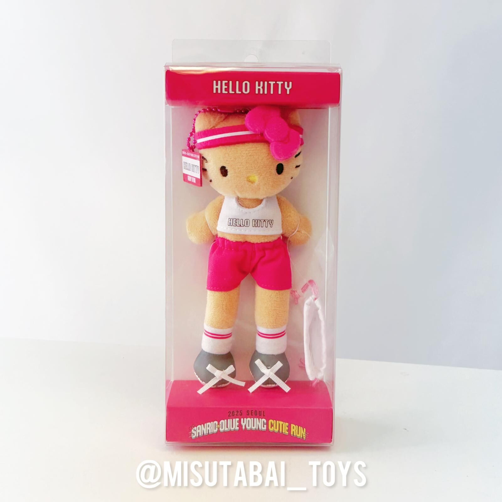 OLIVE YOUNG X Sanrio Hello Kitty Cutie Run Mascot Keychain