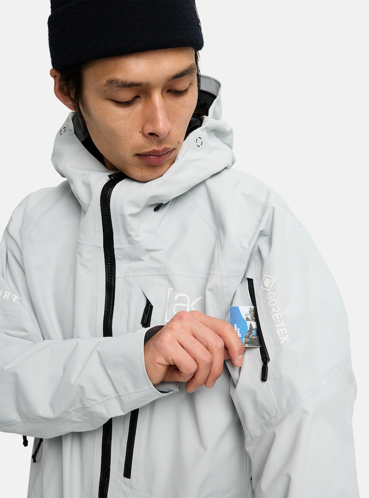 【BURTON】Ｍ’s [ak]® Cyclic GORE‑TEX 2L Jacket_Gray Cloud
