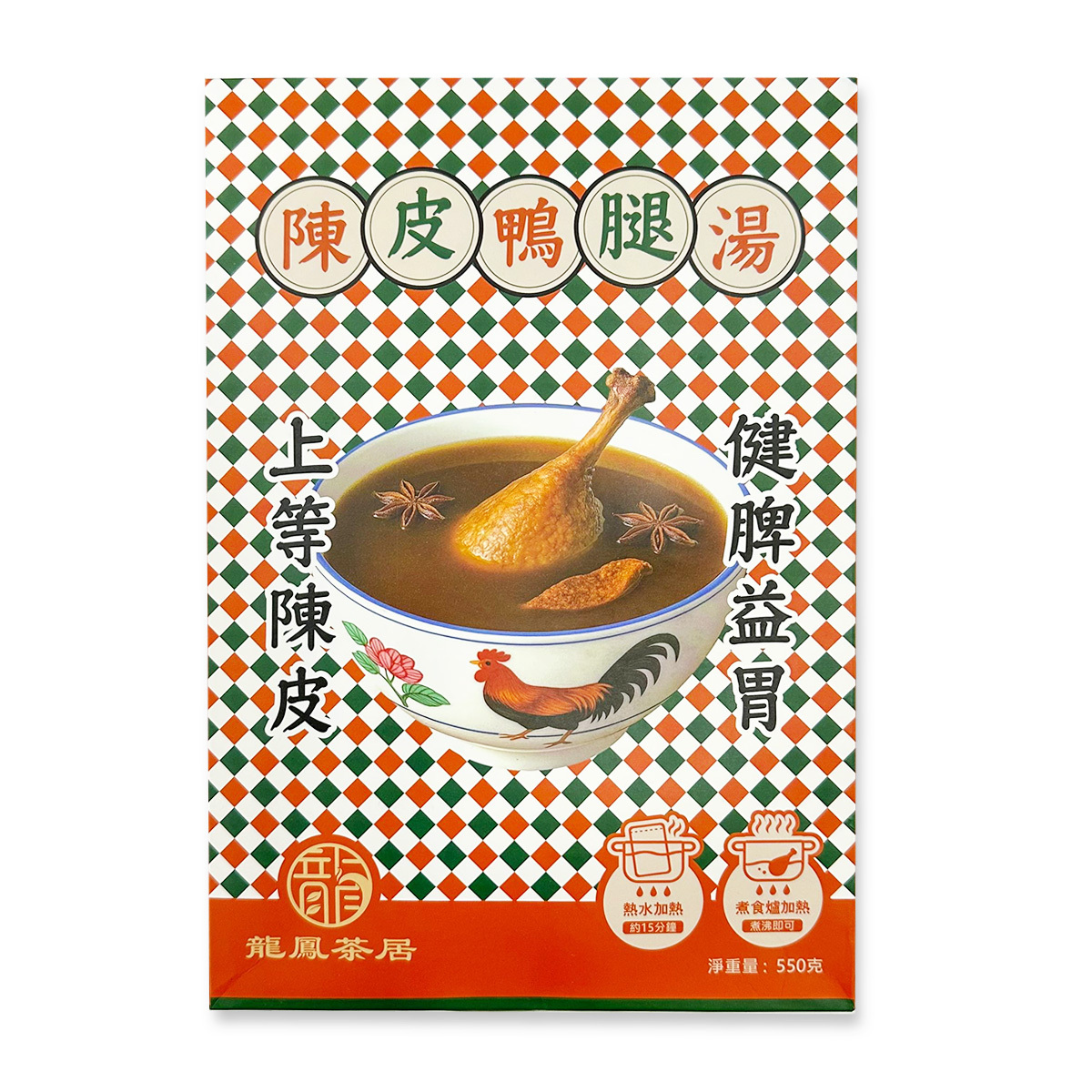 龍鳳茶居-陳皮鴨腿湯｜加熬即食｜健脾開胃(約500-550克)(急凍-18°C)(89613)