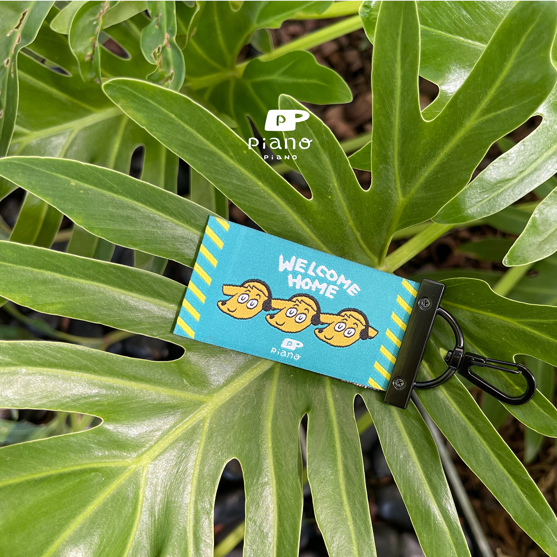 【 你是我的全世界 - 狗狗織鏢 - 卡扣鑰匙圈】