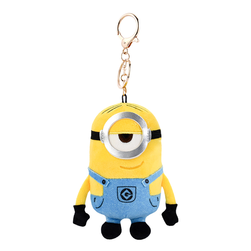 迷你兵團 毛絨掛件公仔 鎖匙扣飾物-Stuart