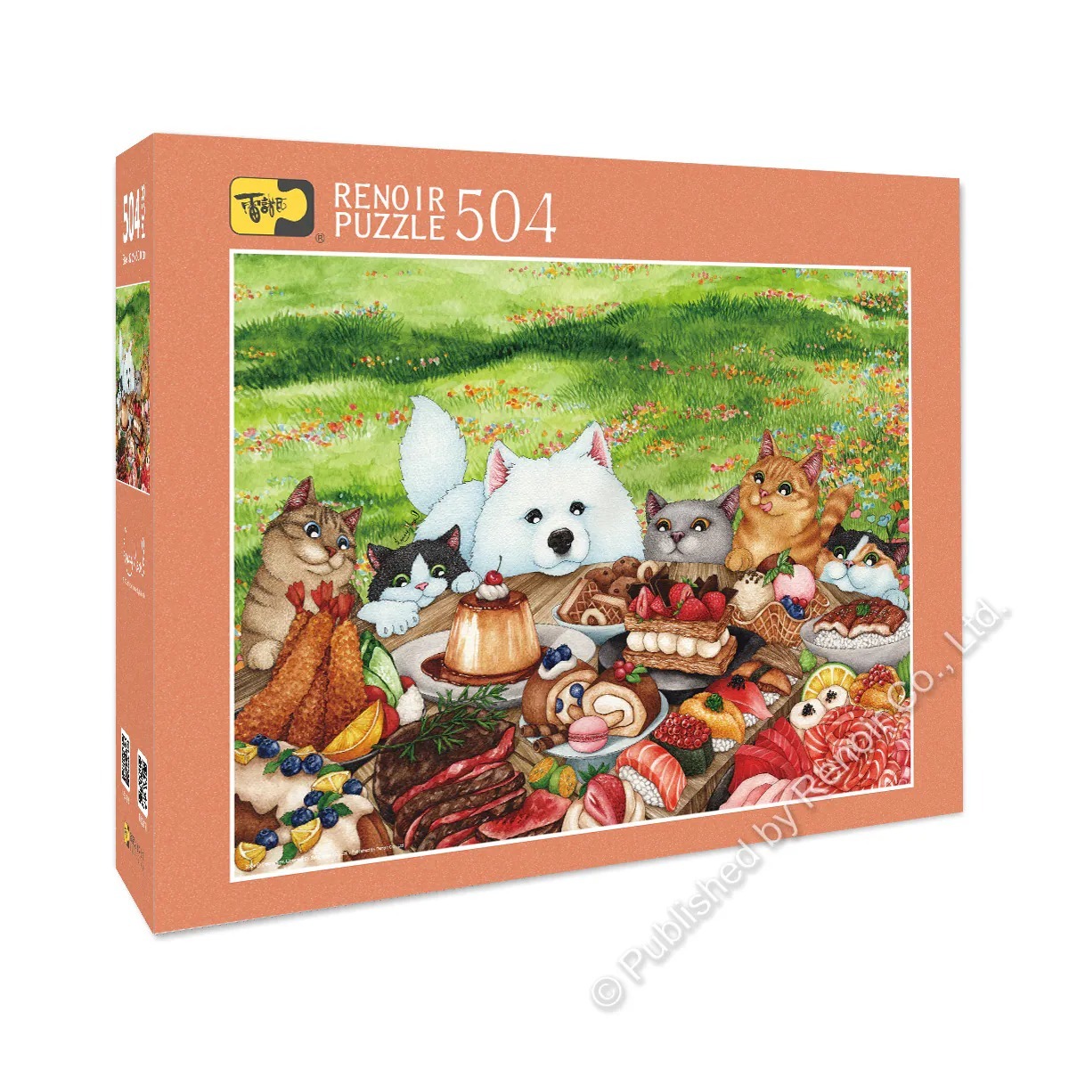 【雷諾瓦拼圖】甜蜜野餐/貓瘋子