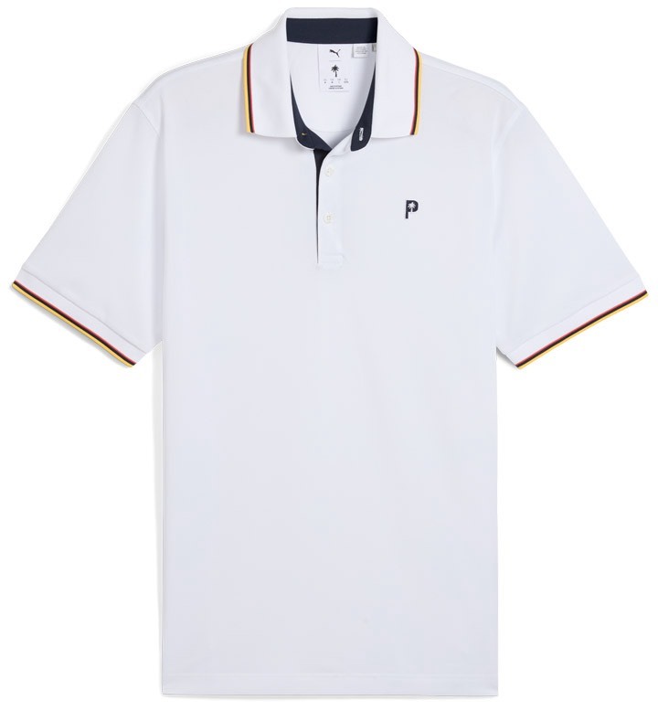 PUMA x PALM TREE CREW Tipped 男款高爾夫 Polo 衫 #63003402 白