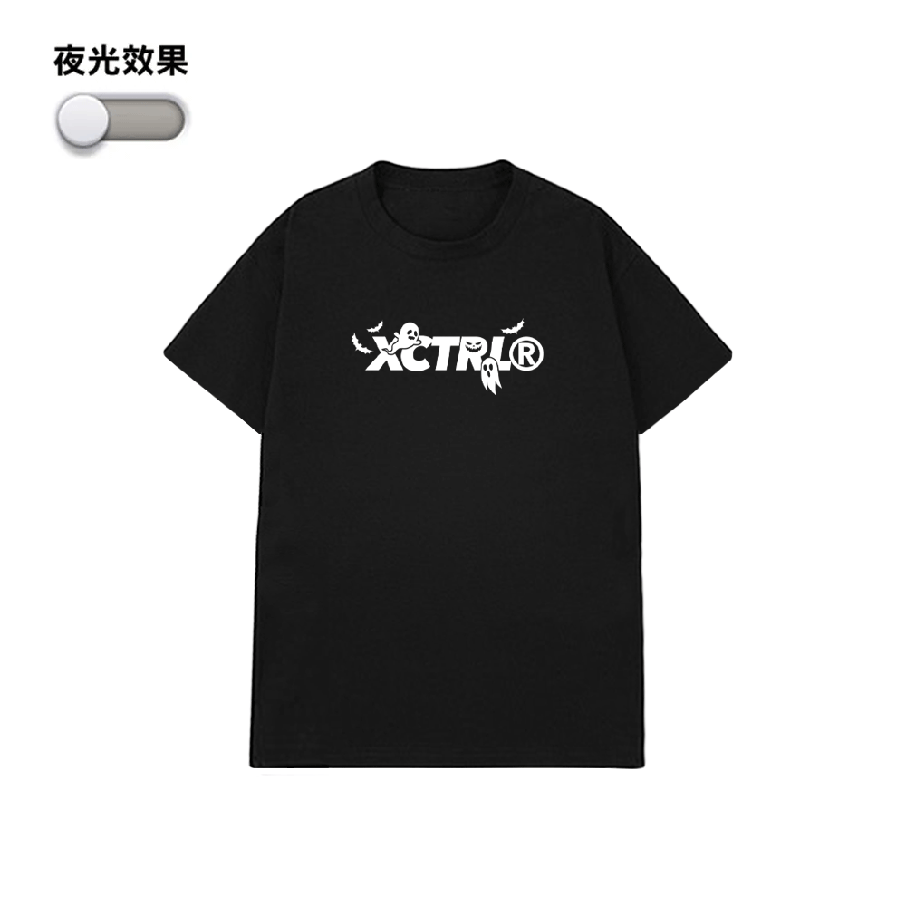 XCTRL 萬聖夜達摩短T-黑
