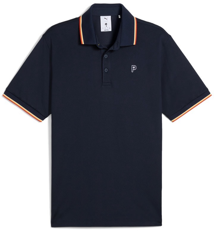 PUMA x PALM TREE CREW Tipped 男款高爾夫 Polo 衫 #63003401 藍