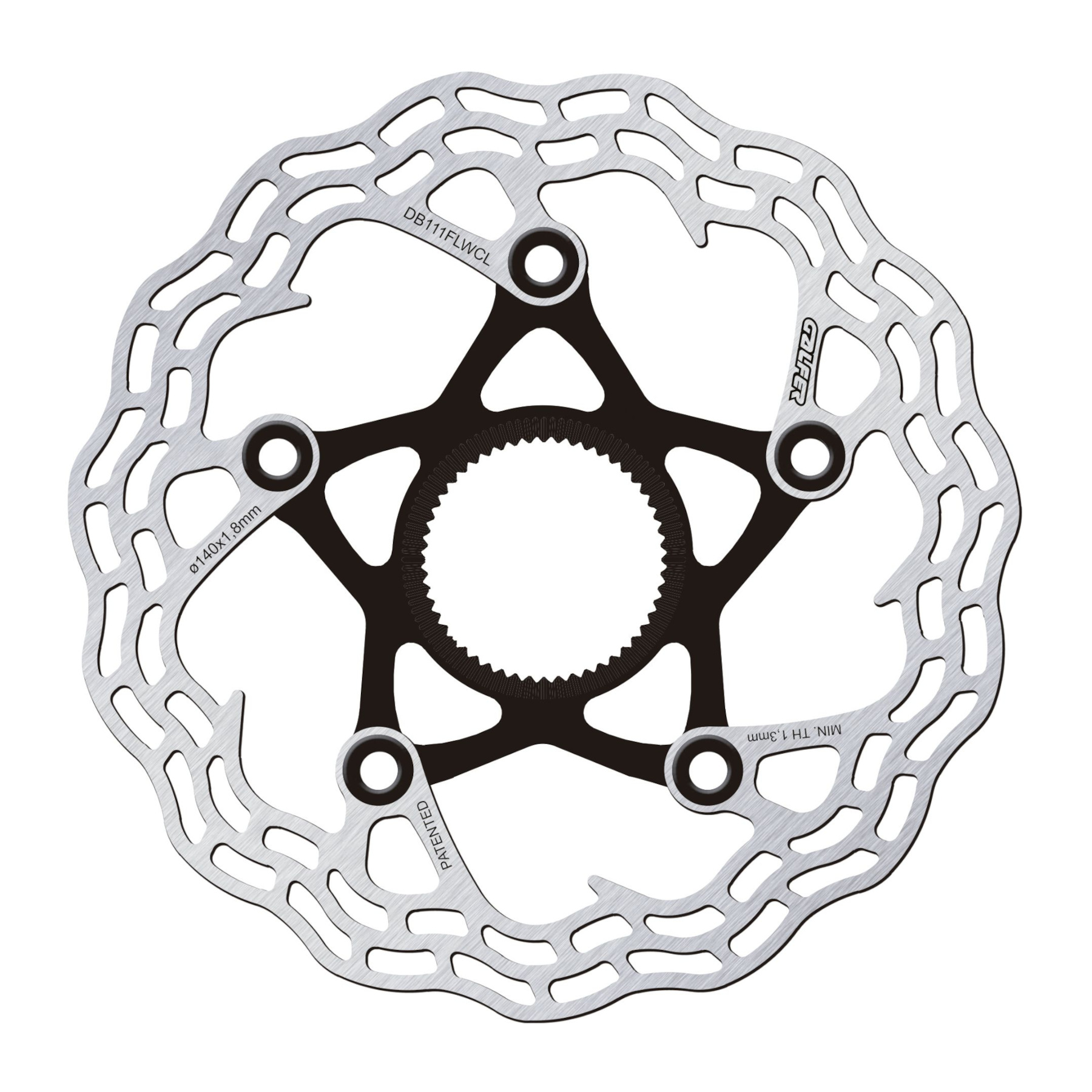 Galfer New Shark Brake Disc 1.8mm 中鎖碟剎盤片 (Road/Gravel)