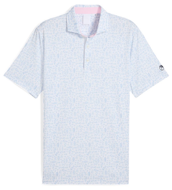 PUMA x ARNOLD PALMER Sketch 高爾夫男款 Polo 衫 #62955705 白