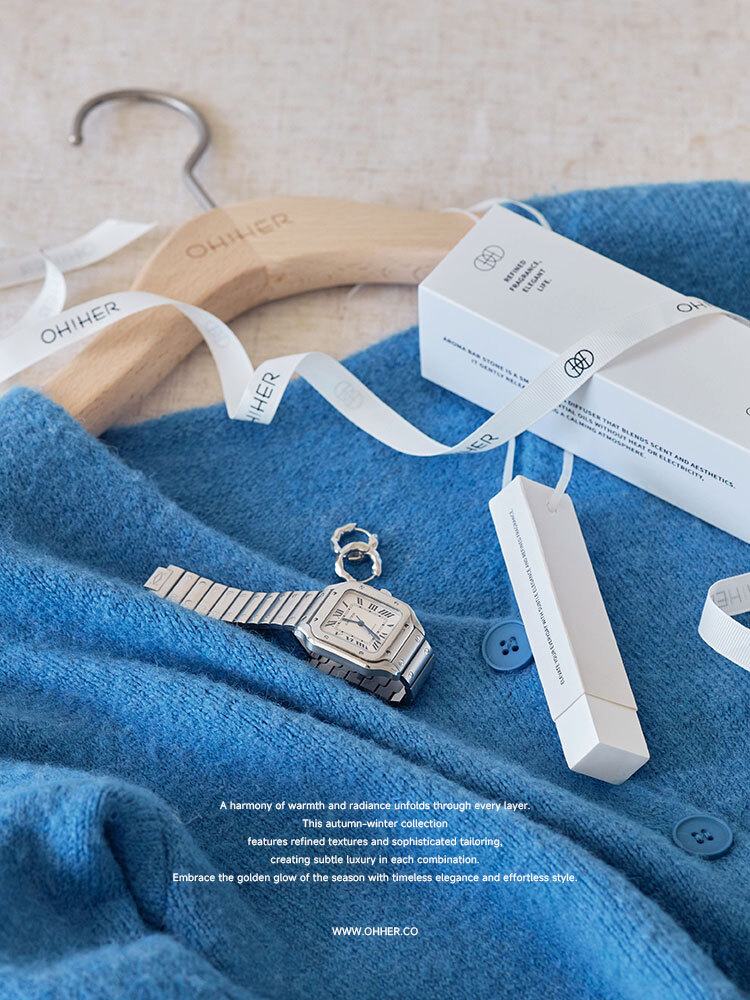 2603 親舒柔針V領針織外套(10%羊毛）