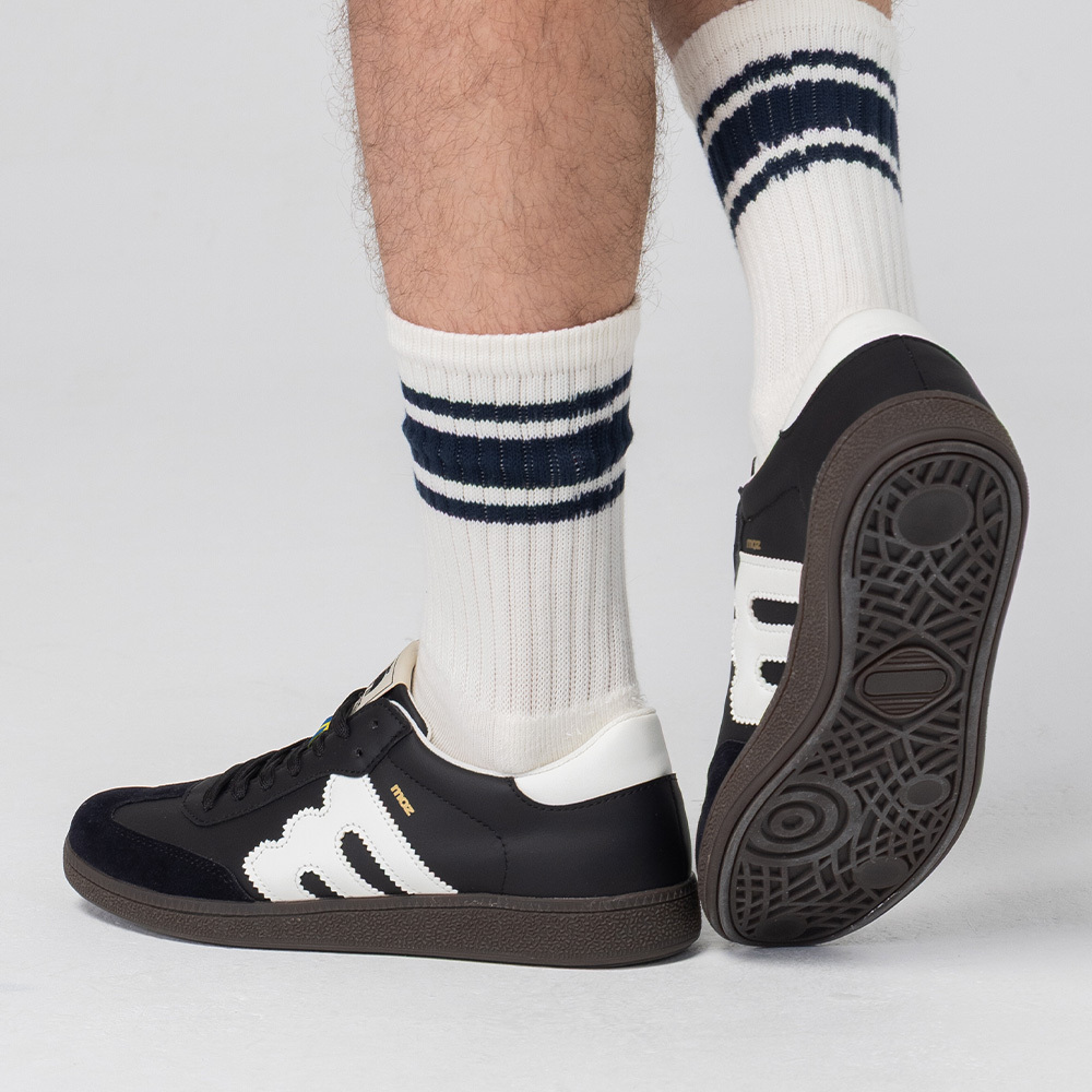 【熱銷】moz瑞典 駝鹿 經典再現 復古 德訓鞋 (黑焦糖)