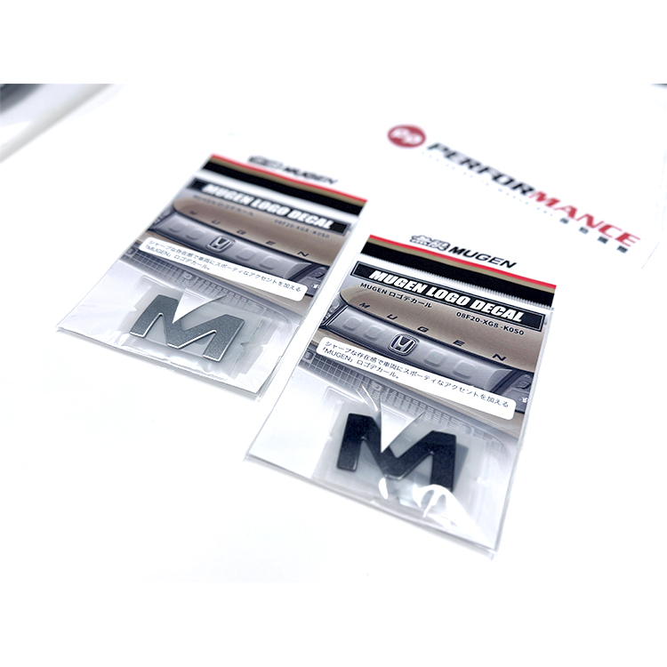 MUGEN 無限 立體黑色字母貼 字母標誌組