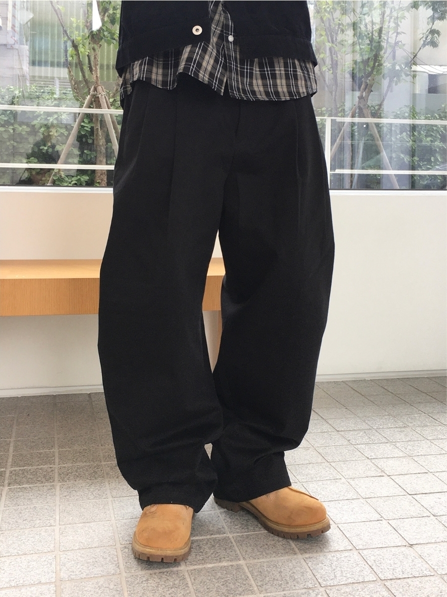 福特棉質雙褶休閒褲