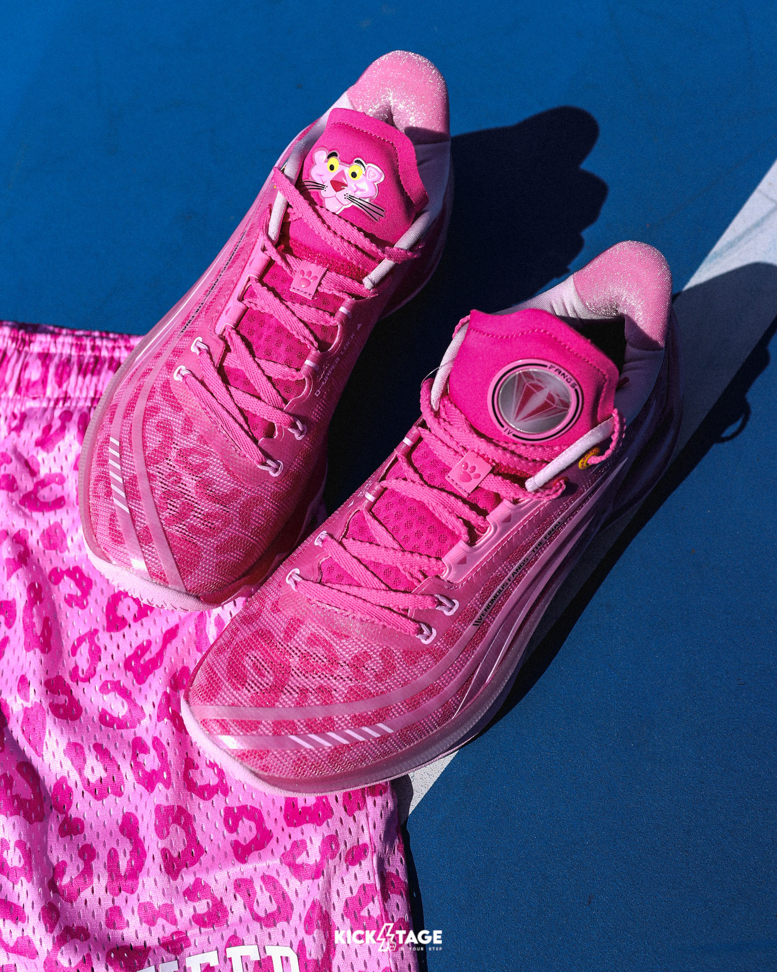 <連線代購商品>QIAODAN VENOM FANG 3V3 ‘Pink Leopard’ 粉紅 頑皮豹 實戰鞋 籃球鞋【QIA-3V3PINK】喬丹 PINKS