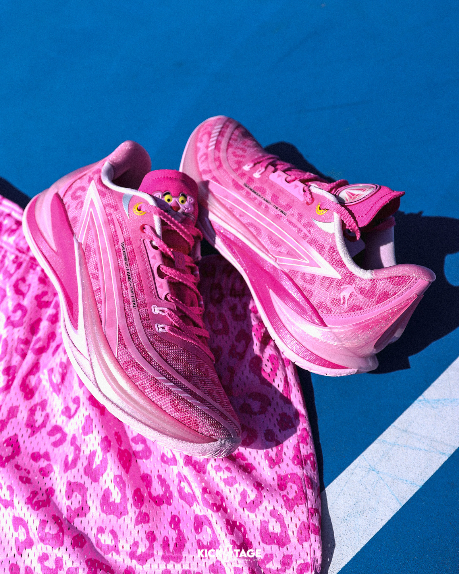 <連線代購商品>QIAODAN VENOM FANG 3V3 ‘Pink Leopard’ 粉紅 頑皮豹 實戰鞋 籃球鞋【QIA-3V3PINK】喬丹 PINKS