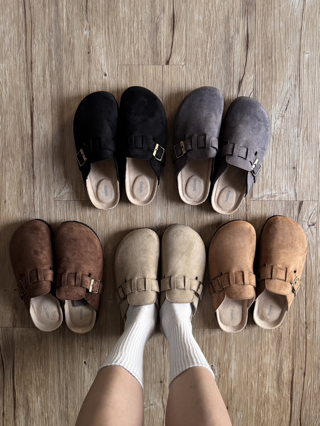 韓國SHOOPEN 絨面勃肯拖 HPCV4FA401