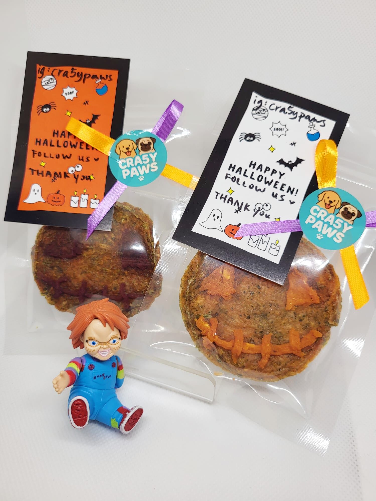 CRA5Y PAWS 萬聖節限定 怪誕脆雞餅
