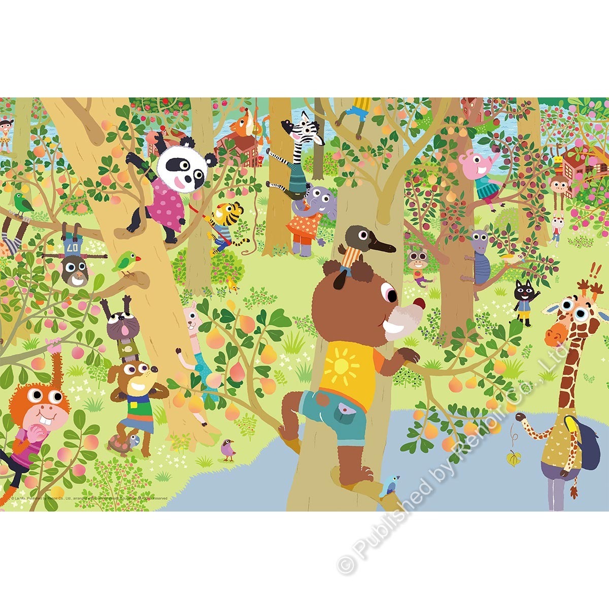 【雷諾瓦拼圖】爬樹比賽/朱瑞福的游泳課/賴馬