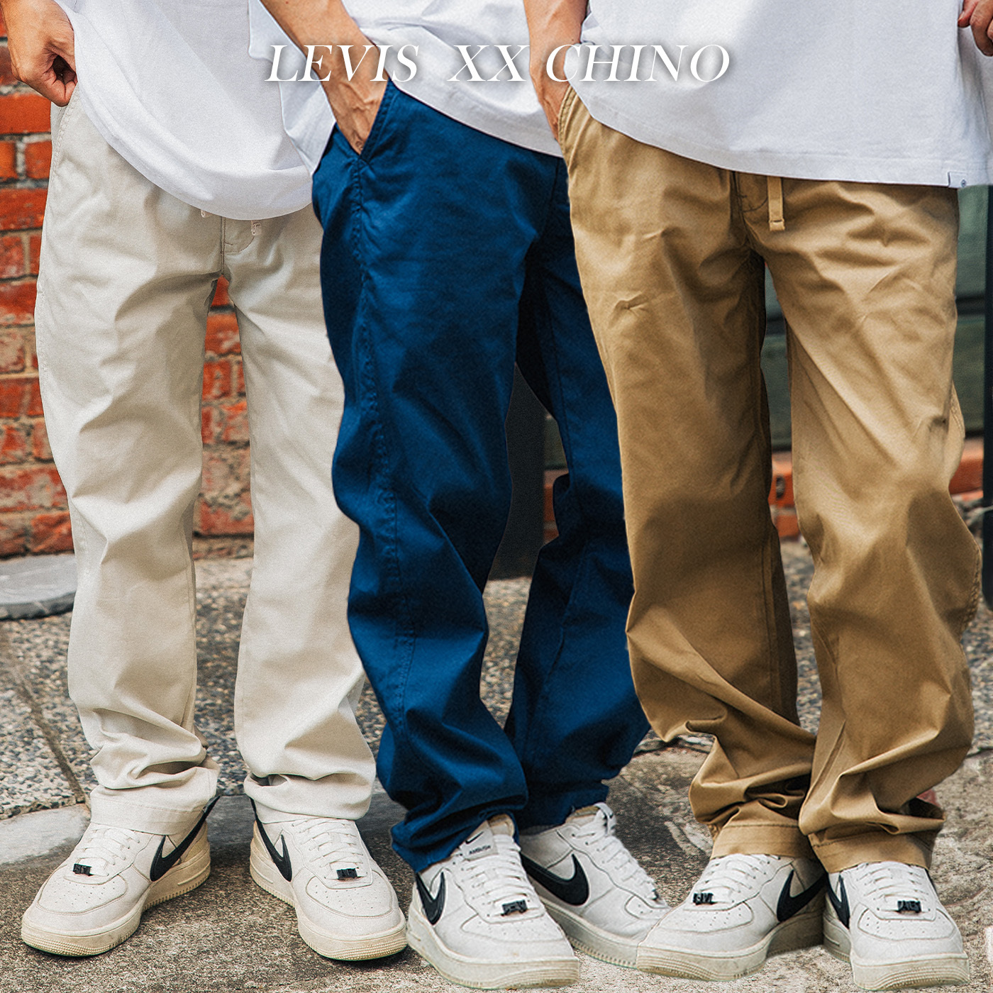 日本連線Levis XX CHINO LOOSE 涼感錐型 打褶長褲【A7362】