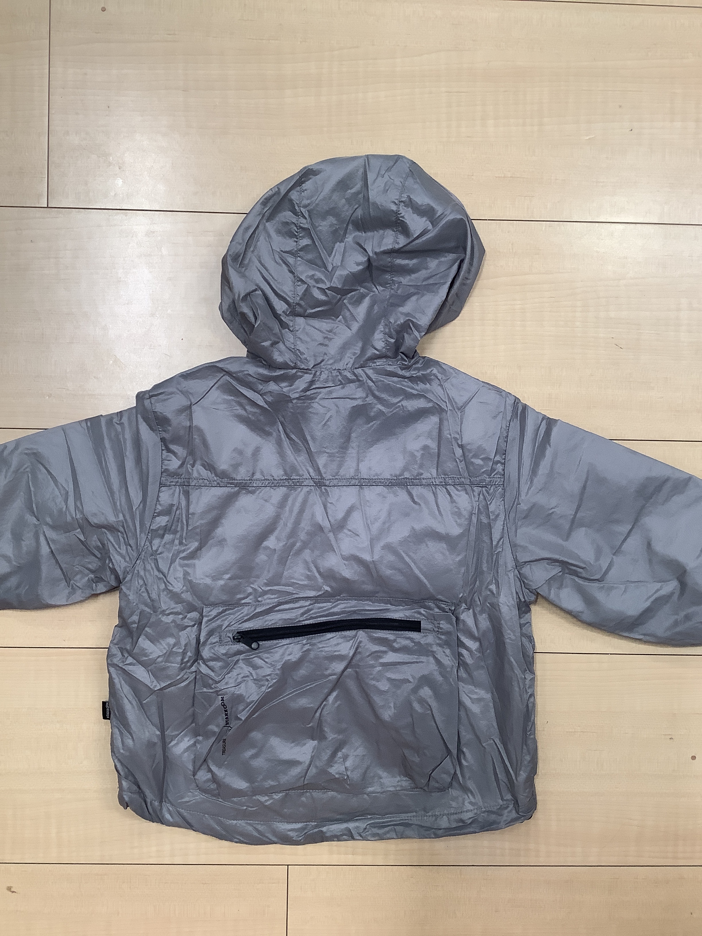 A03238設計師品牌微笑袖口滑面外套